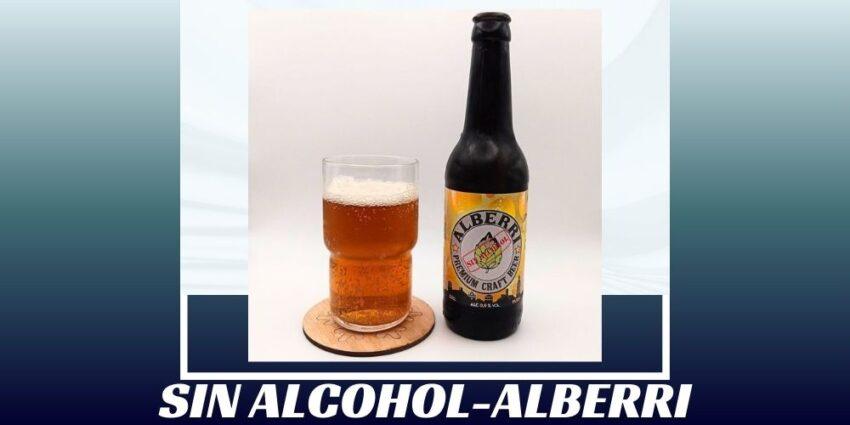 Imagen de la portada de la cerveza Sin Alcohol que muestra el producto y el nombre