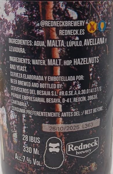 Imagen de la etiqueta N.I.B. que muestra toda la información legal