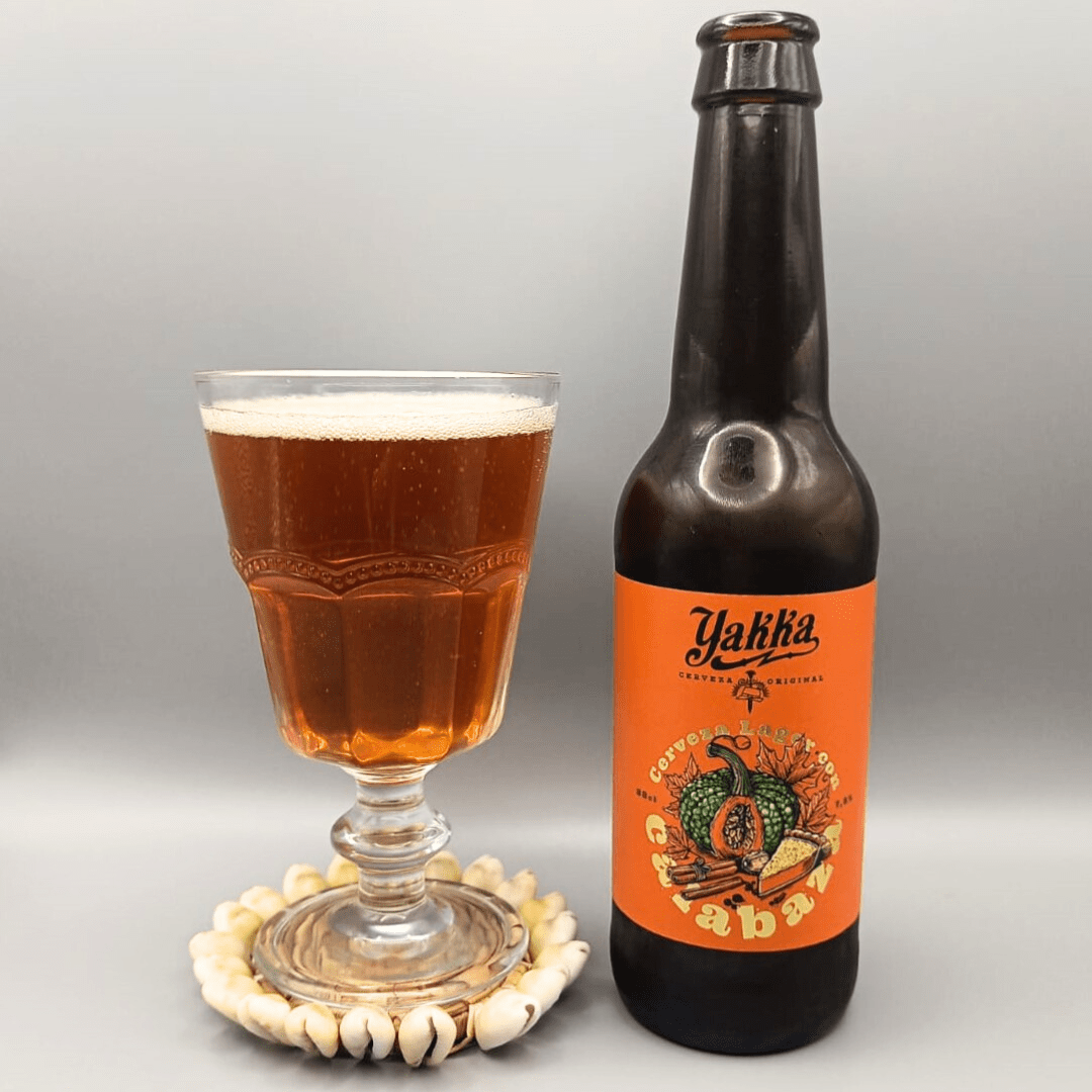 Imagen de la cerveza Calabaza Lager que muestra el producto servido