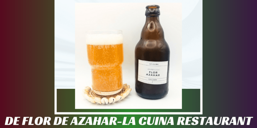 Imagen de la portada de la kombucha de Flor de Azahar que muestra el producto y el nombre