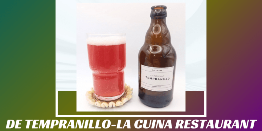 Imagen de la portada de la kombucha de Tempranillo que muestra el producto y el nombre