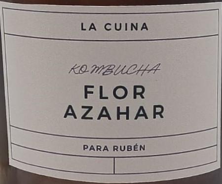 Imagen de la etiqueta de Flor de Azahar que muestra toda la información legal