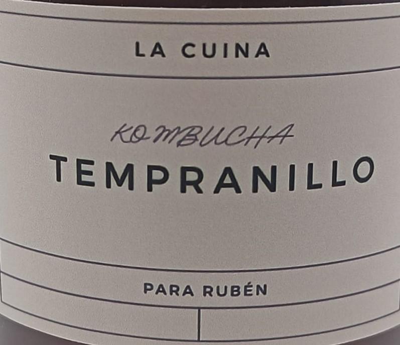 Imagen de la etiqueta de Tempranillo que muestra toda la información legal