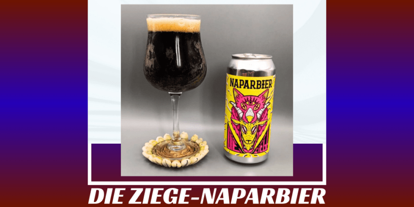 Imagen de la portada de la cerveza Die Ziege que muestra el producto y el nombre