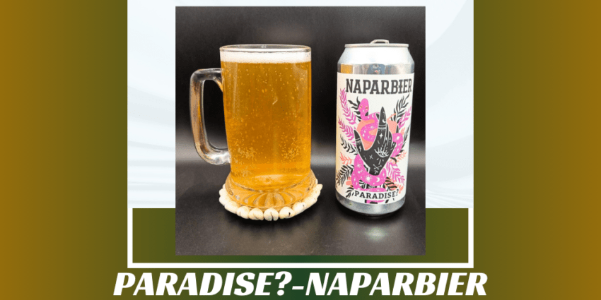 Imagen de la portada de la cerveza Paradise? que muestra el producto y el nombre