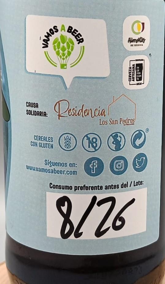 Imagen de la etiqueta Cervecina que muestra toda la información legal