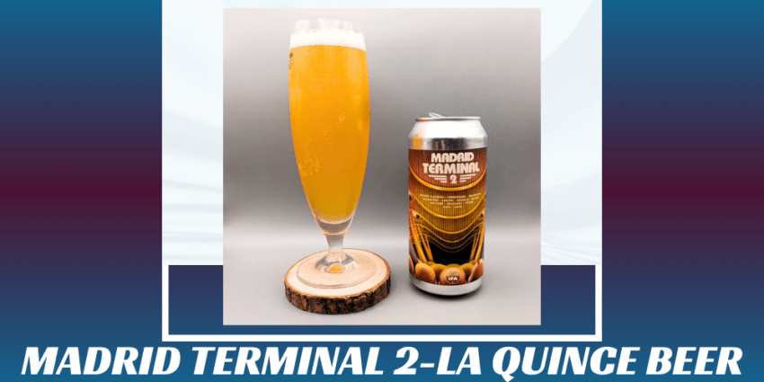 Imagen de la portada de la cerveza Madrid Terminal 2 que muestra el producto y el nombre