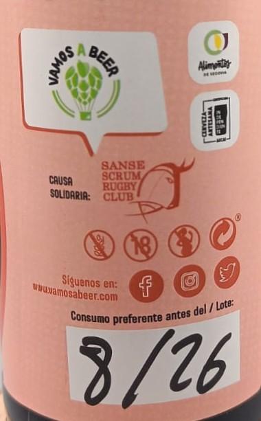 Imagen de la etiqueta Rai Scrum que muestra toda la información legal