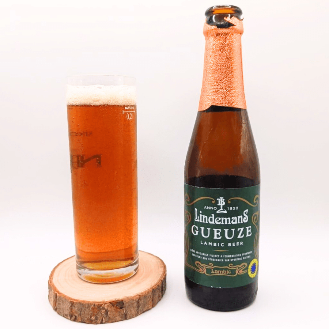 Imagen de la cerveza Gueuze que muestra el producto servido