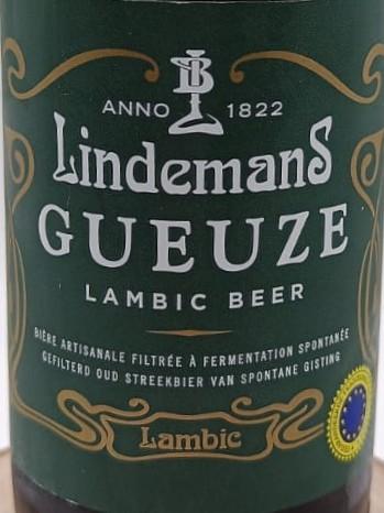 Imagen de la etiqueta Gueuze que muestra toda la información legal