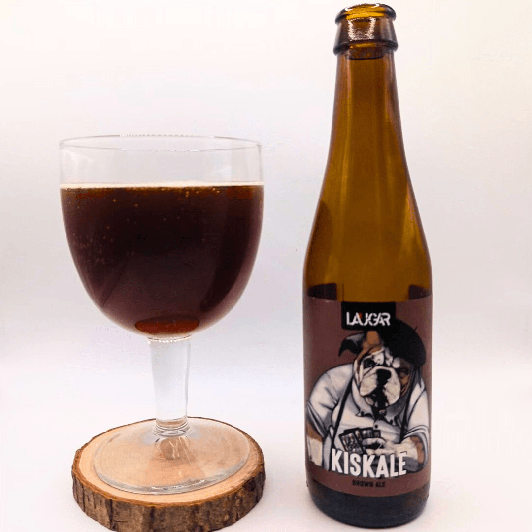 Imagen de la cerveza Kiskale que muestra el producto servido