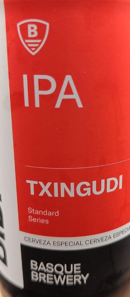 Imagen de la etiqueta Txingudi que muestra toda la información legal