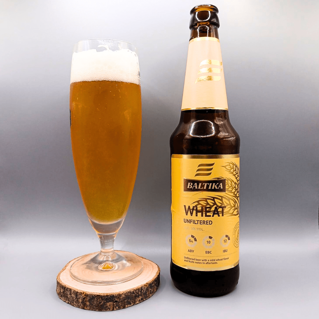 Imagen de la cerveza Wheat que muestra el producto servido