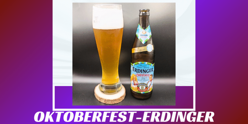 Imagen de la portada de la cerveza Oktoberfest que muestra el producto y el nombre
